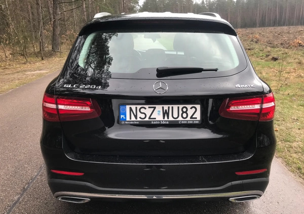 Mercedes-Benz GLC cena 140000 przebieg: 56000, rok produkcji 2018 z Szczytno małe 46